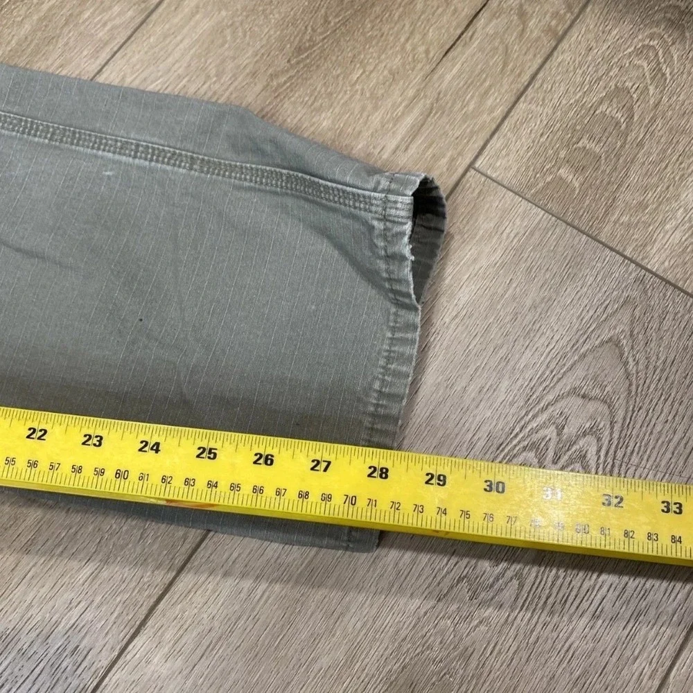 Wrangler RIGGS Workwear Carpenter Pants Distressed Utility Khaki 33x30‎